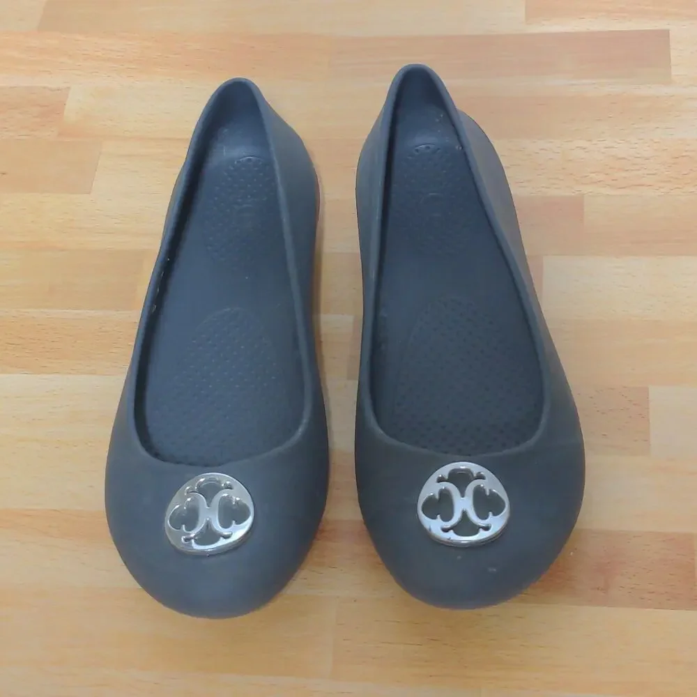 CROCS gray silver